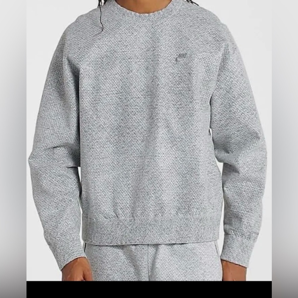 Nike FORWARD Men's Tech Pack Therma-Fit ADV Crew Pullover Grey new